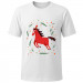 Футболка белая Funny red horse (L)