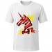 Футболка біла Red horse ribbon (M)