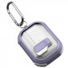 Купити Футляр противоударный Locking Button для наушников Airpods Pro (Light Purple) на vchehle.ua