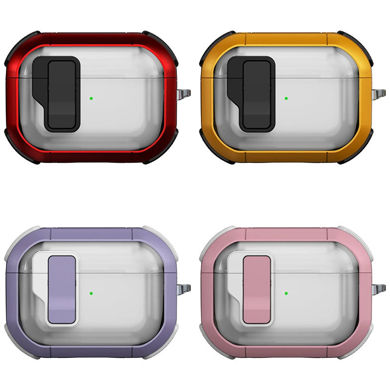 Футляр протиударний Locking Button для навушників Airpods Pro 3