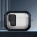 Фото Футляр протиударний Locking Button для навушників Airpods Pro 3 (Blue) на vchehle.ua