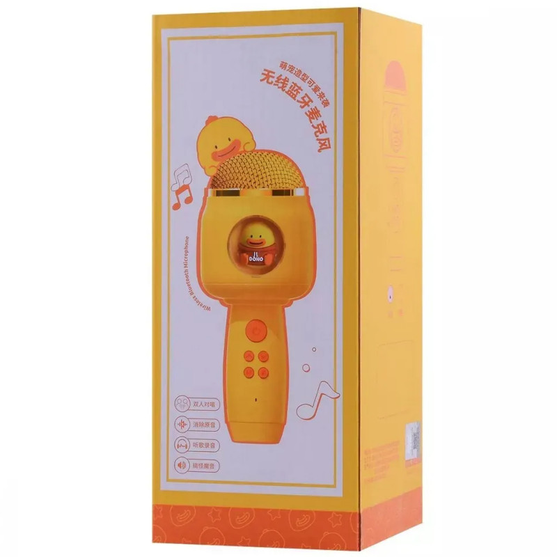 Замовити Караоке Мікрофон-колонка Animals (Yellow) на vchehle.ua