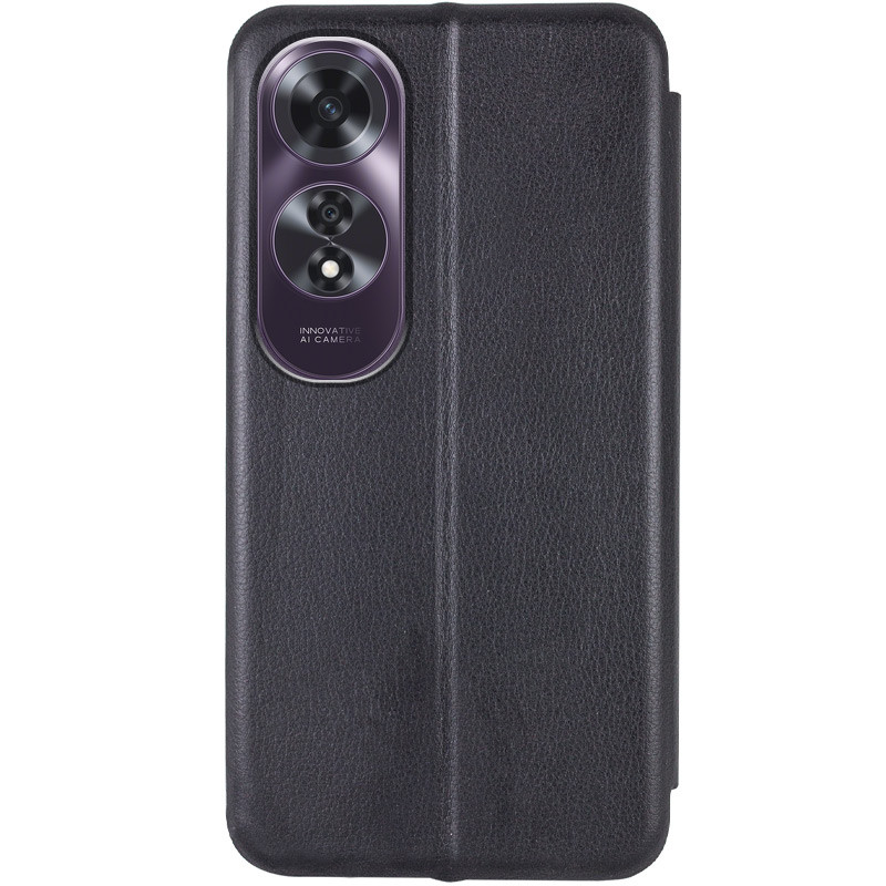 Фото Кожаный чехол-книжка Classy для Oppo A60 4G (Черный) на vchehle.ua