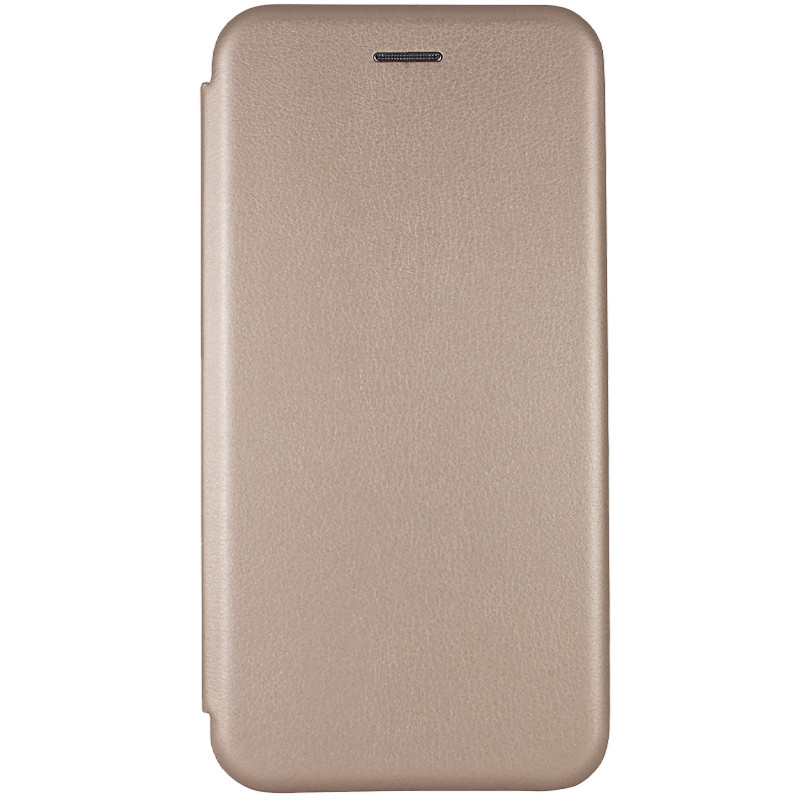 Кожаный чехол-книжка Classy для Samsung Galaxy A17 4G/5G (Золотой)