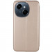 Фото Кожаный чехол-книжка Classy для TECNO Spark Go 1 (KL4) / Spark Go 2025 (Золотой) на vchehle.ua