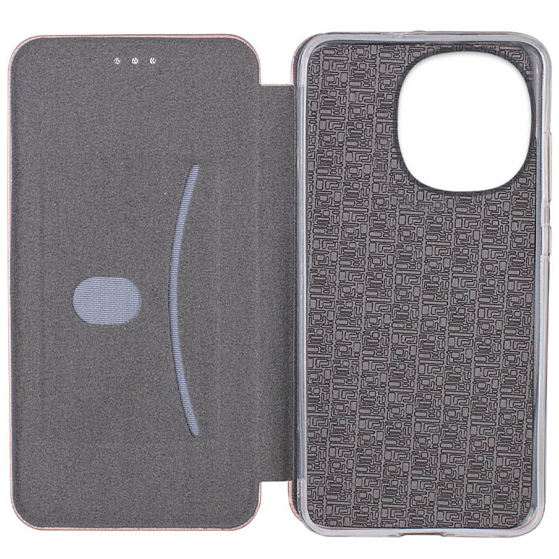 Фото Кожаный чехол-книжка Classy для TECNO Spark Go 1 (KL4) / Spark Go 2025 (Золотой) в магазине vchehle.ua