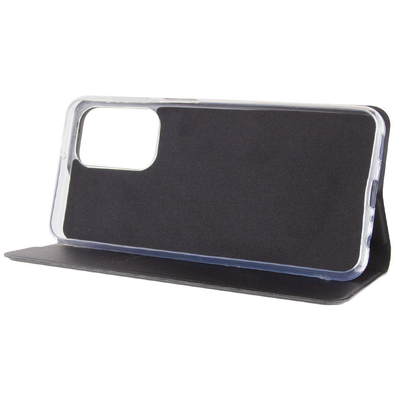 Кожаный чехол-книжка GETMAN Elegant (PU) для Motorola Moto G14 (Черный) в магазине vchehle.ua