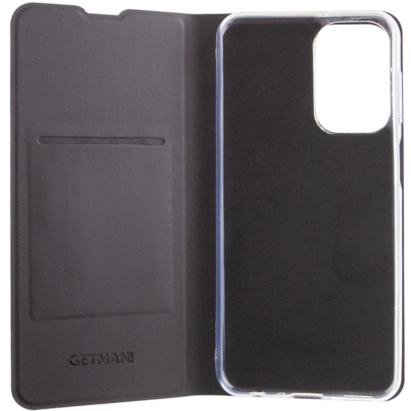 Замовити Шкіряний чохол-книжка GETMAN Elegant (PU) на Xiaomi Poco X5 5G / Redmi Note 12 5G (Чорний) на vchehle.ua