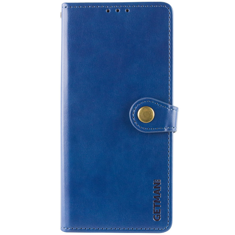 Кожаный чехол-книжка GETMAN Gallant (PU) для ZTE Blade A75 4G (Синий)