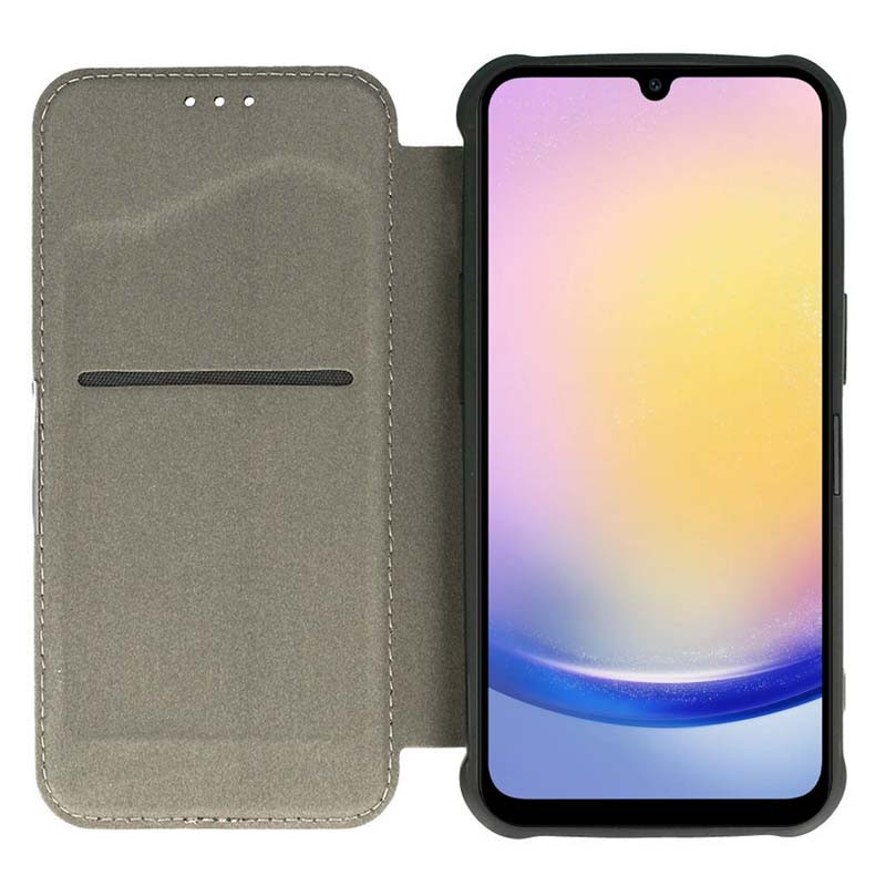 Кожаный чехол-книжка GETMAN Razor (PU) для Samsung Galaxy A25 5G (Black) в магазине vchehle.ua