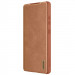 Шкіряний чохол-книжк Nillkin Qin Pro Camshield на Samsung Galaxy S25 Ultra (Коричневий)