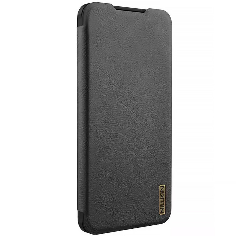 Шкіряний чохол-книжк Nillkin Qin Pro Camshield на Samsung Galaxy S25 Edge (Чорний)