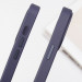 Купити Шкіряний чохол SnapCase with Magnetic Safe на Apple iPhone 15 Pro Max (6.7") (Dark Blue) на vchehle.ua
