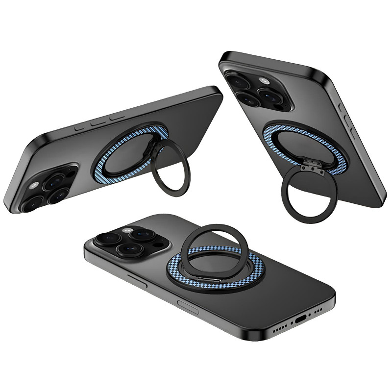 Фото Магнітне кільце-тримач Magnetic Safe Ring Holder (Deep Blue) в маназині vchehle.ua