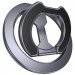 Фото Магнітний утримувач для телефону Hoco GH9 Double-ring (Metal gray) в маназині vchehle.ua