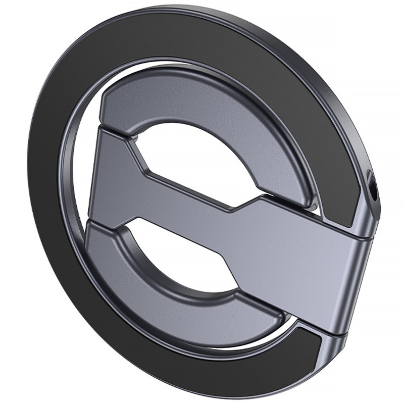 Замовити Магнітний утримувач для телефону Hoco GH9 Double-ring (Metal gray) на vchehle.ua