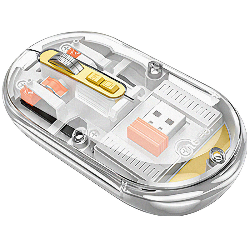 Мышь беспроводная Hoco GM35 General Bluetooth + 2.4G (Space Gray)