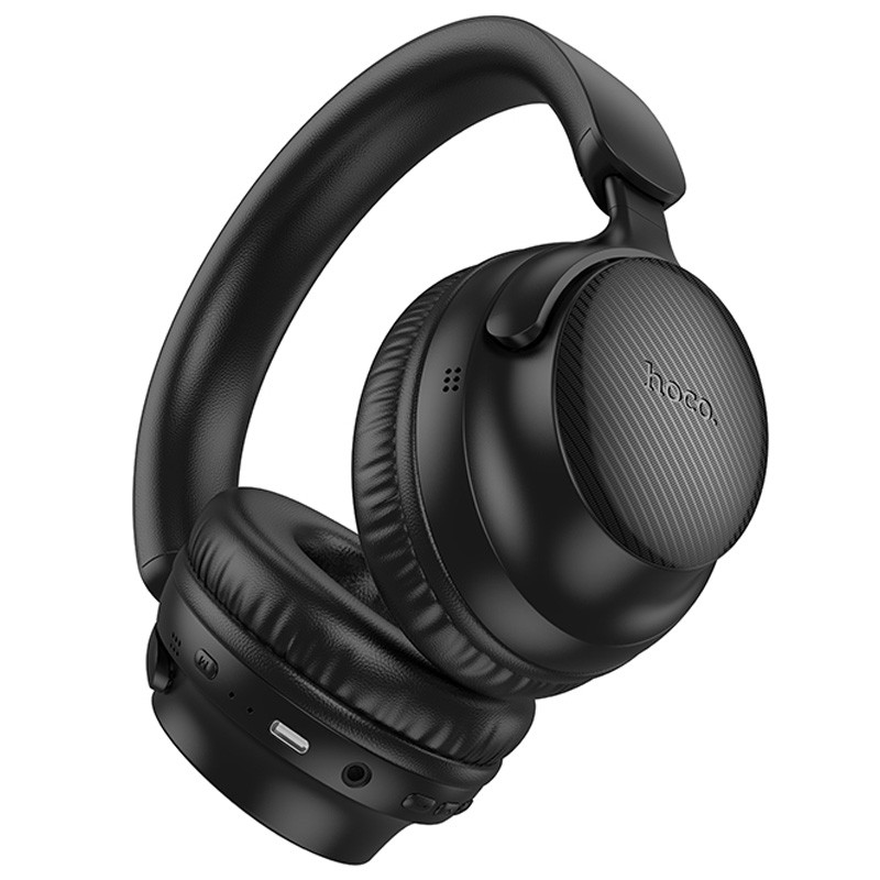 Фото Накладные беспроводные наушники Hoco W53 Tone (Classic Black) на vchehle.ua