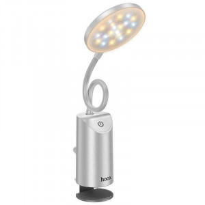 Настольная LED лампа Hoco HX10 Clip table lamp (1200mAh)