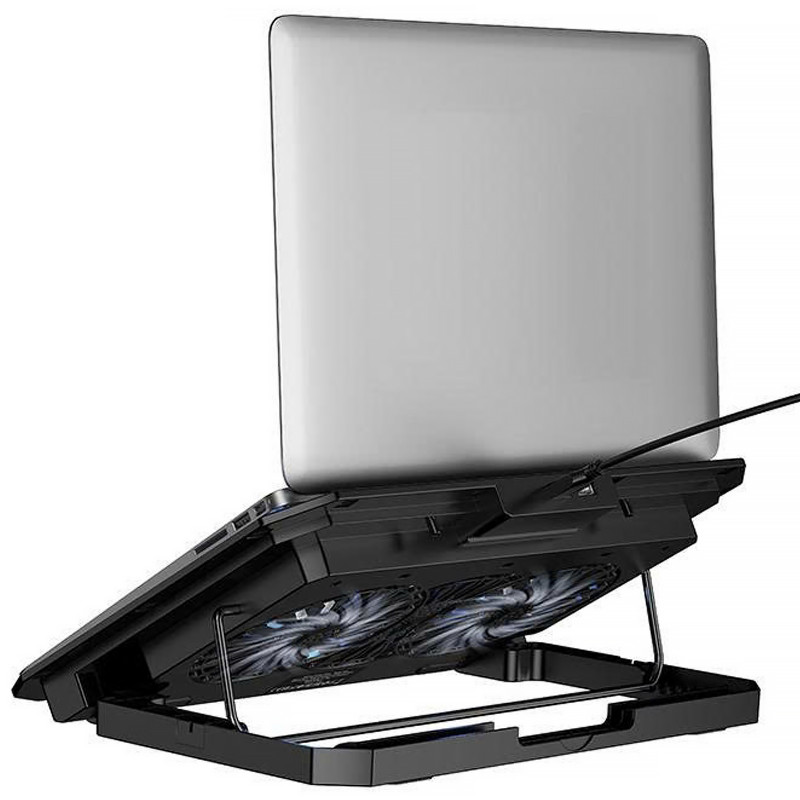 Фото Охолоджуючий кулер для ноутбука Hoco GA4 Jade Cooling Stand (Black) в маназині vchehle.ua