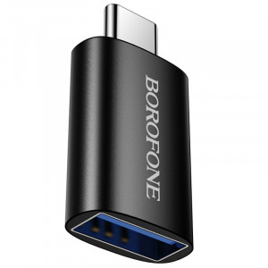 Переходник Borofone BV26C Type-C Male to USB Female USB3.0