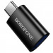 Переходник Borofone BV26C Type-C Male to USB Female USB3.0 (Black) в магазине vchehle.ua