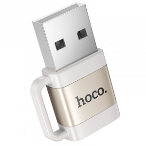 Переходник Hoco UA31D OTG USB male to Type-C female USB2.0
