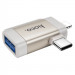 Фото Перехідник Hoco UA31F OTG 2in1 Lightning male/Type-C male to USB female (Gray) в маназині vchehle.ua
