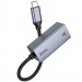 Переходник Hoco UA37 Portable Type-C to RJ45 1000 Mbs (0.15m) (Metal gray) в магазине vchehle.ua