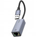 Переходник Hoco UA37 Portable USB to RJ45 1000 Mbs (0.15m)