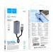 Купить Переходник Hoco UA37 Portable USB to RJ45 1000 Mbs (0.15m) (Metal gray) на vchehle.ua