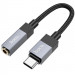 Фото Перехідник Hoco UPA32C Type-C to 3.5mm (Black) в маназині vchehle.ua