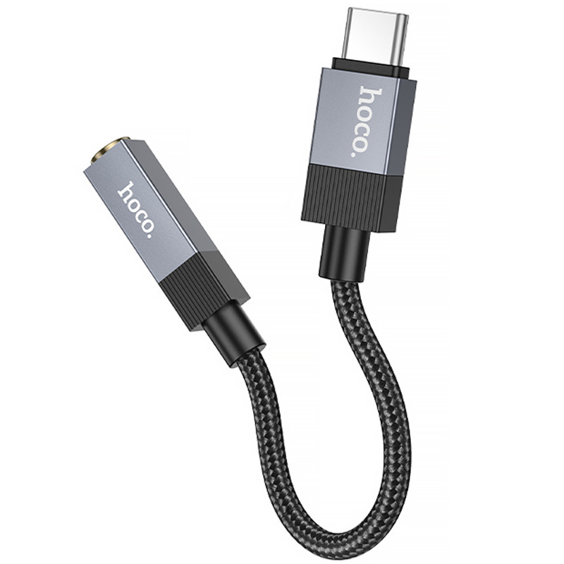 Перехідник Hoco UPA32C Type-C to 3.5mm (Black) в магазині vchehle.ua