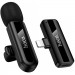 Петлічний бездротовий мікрофон Hoco L20 Fair Lightning (Black) в магазині vchehle.ua