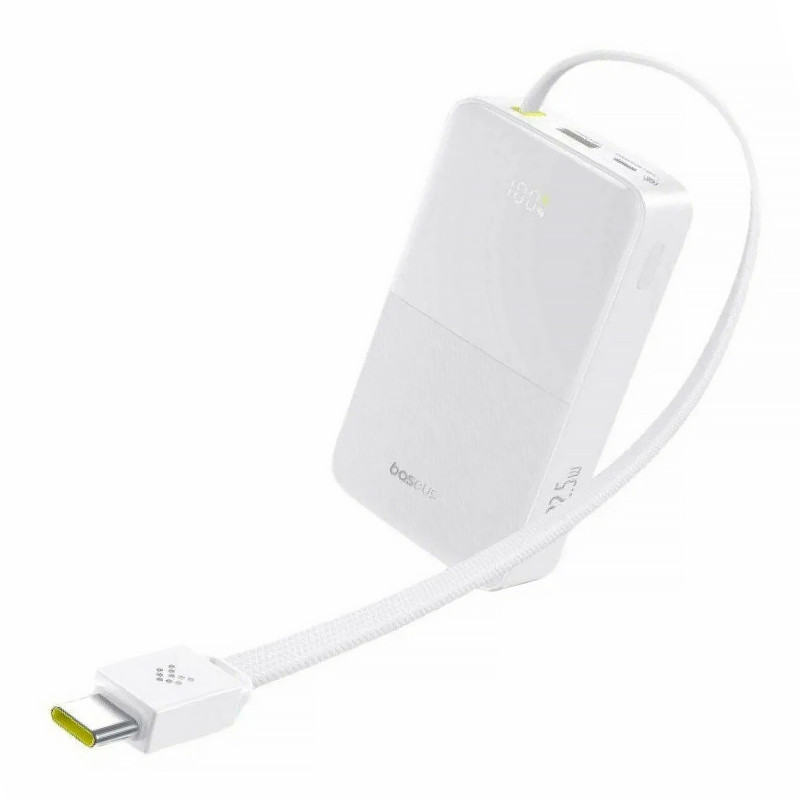 Фото Power Bank Baseus 20000 mAh EnerFill FC51 Bipow2 Pro 22.5W  (E00277) (White) на vchehle.ua