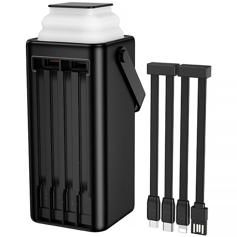 Купити Power Bank Borofone 80000 mAh BJ65B High 22.5W+PD20W with cable (Black) на vchehle.ua