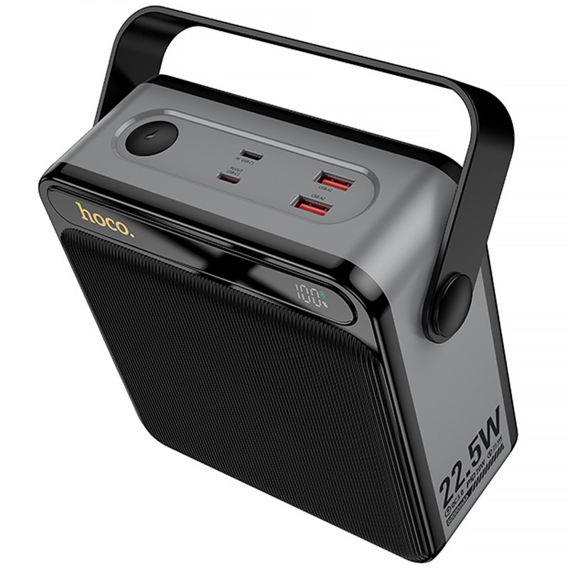 Фото Power Bank Hoco 80000 mAh J161 Power 22.5W+PD20W with lighting (Black / Gray) в магазине vchehle.ua