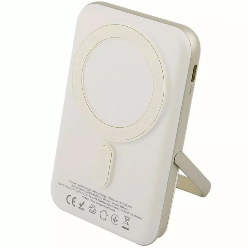 Фото Power Bank Proove 10000mAh Knight 20W с БЗУ (Biege) на vchehle.ua