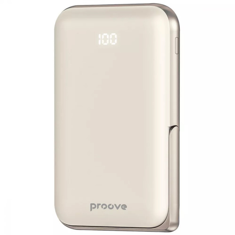 Фото Power Bank Proove 10000mAh Knight 20W с БЗУ (Biege) в магазине vchehle.ua