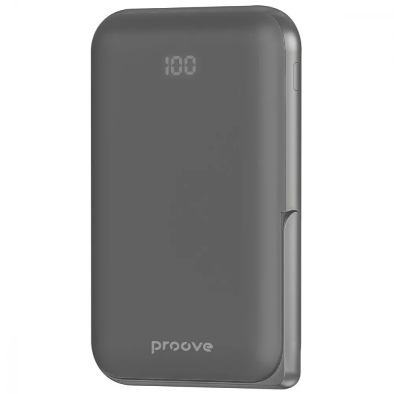Фото Power Bank Proove 10000mAh Knight 20W с БЗУ (Dark Gray) в магазине vchehle.ua