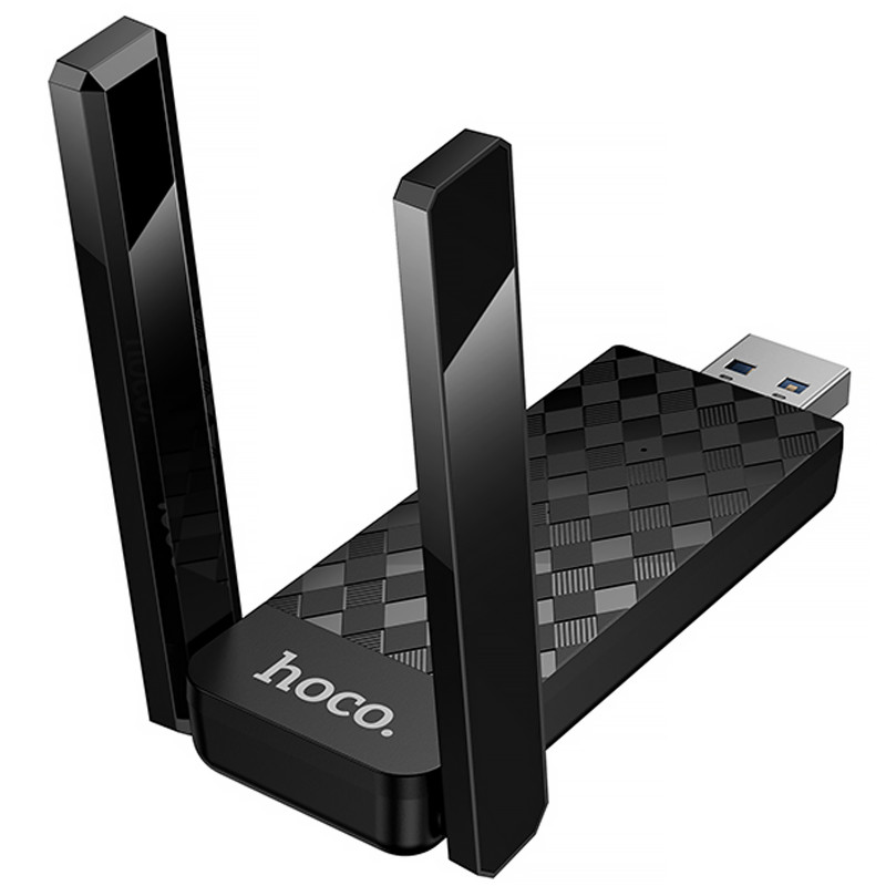 Фото Портативний модем WiFi роутер Hoco HI34 600Mbs (Micro SIM) (Black) в маназині vchehle.ua
