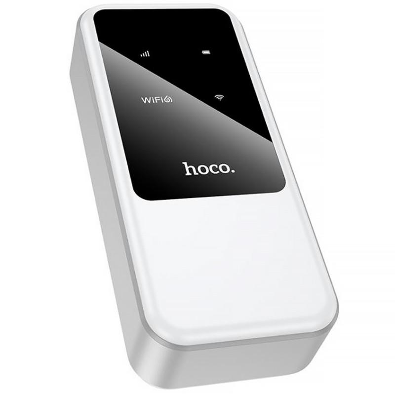 Портативный модем WiFi роутер Hoco HI42 150Mbps (SIM) 2000 mAh (White) в магазине vchehle.ua