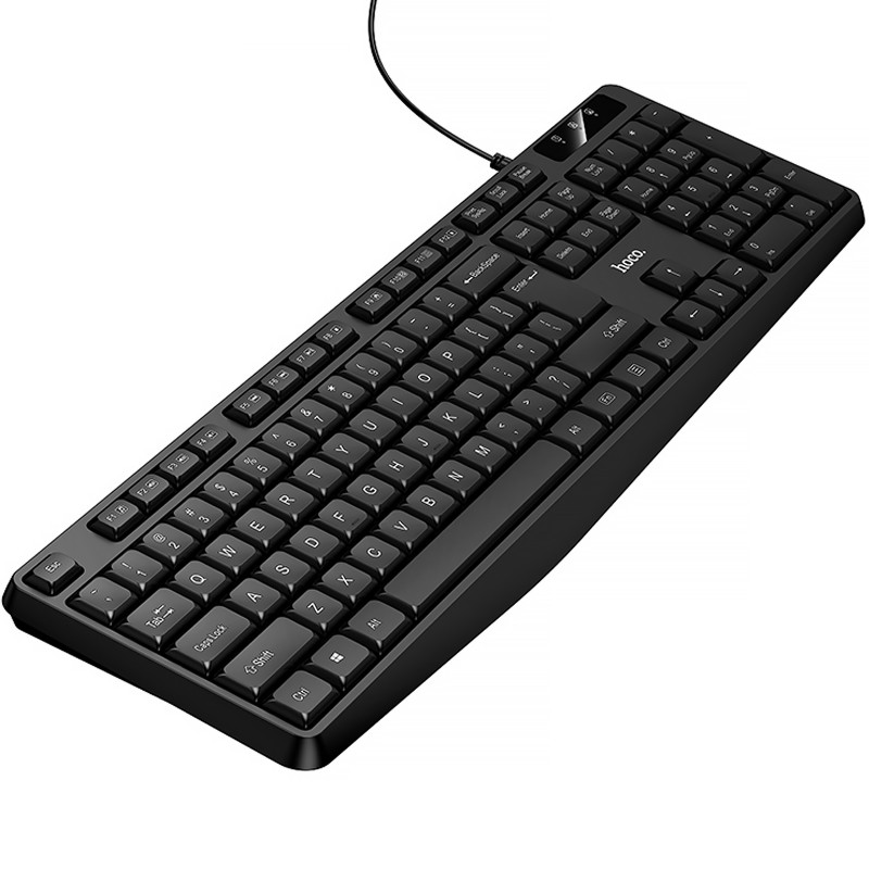 Клавіатура провідна Hoco GM60 Cool (English Version) (Black) в магазині vchehle.ua