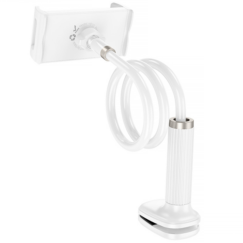 Фото Тримач настільний Hoco HD10 Bamboo lazy stand 4.5-13" (White) в маназині vchehle.ua