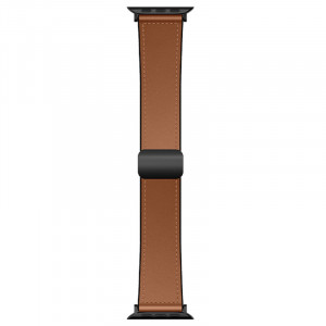 Ремешок Hoco WA34 Basic magnetic buckle silicone leather strap для Apple watch 44/45/46/49mm