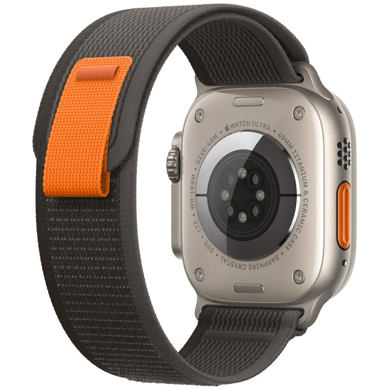 Фото Ремешок Trail Loop для Apple Watch 42(ser.1-3)/44/45/46/49mm (m/l) (Black / Grey) в магазине vchehle.ua