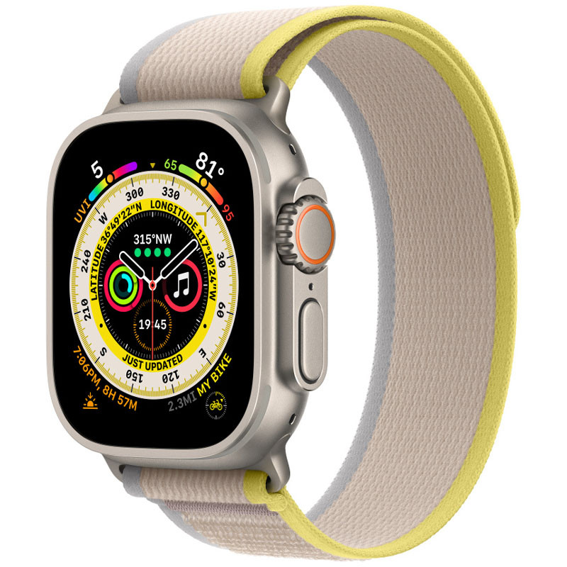 Ремешок Trail Loop для Apple Watch 42(ser.1-3)/44/45/46/49mm (m/l) (Yellow / Beige)