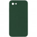 Silicone Case Square Full Camera Protective (AA) NOLOGO на Apple iPhone 7 / 8 / SE (2020) (4.7") (Зелений / Cyprus Green)