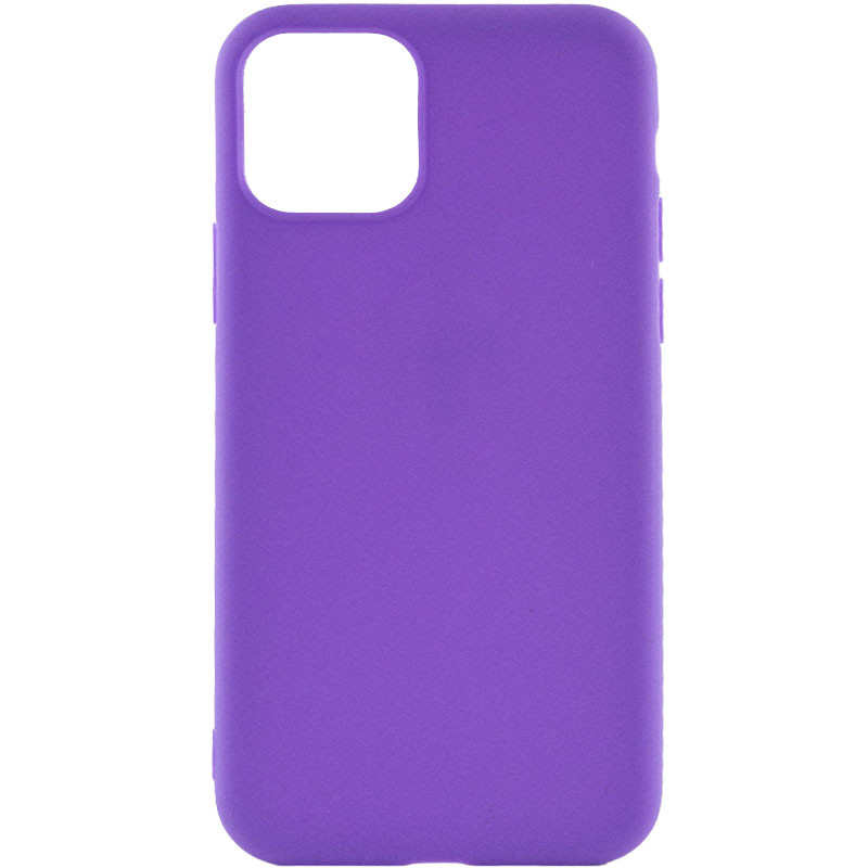 Силиконовый чехол Candy для Apple iPhone 14 Plus (6.7") (Сиреневый)