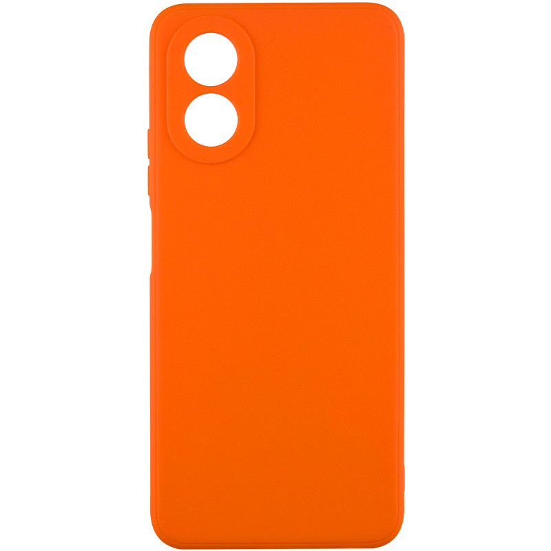Силіконовий чохол Candy Full Camera на Oppo A38 / A18 (Помаранчевий / Orange)
